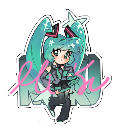 Miku Keychain